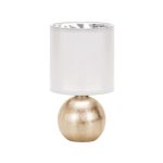 PERLO asztali lámpa E14 GOLD/Fehér